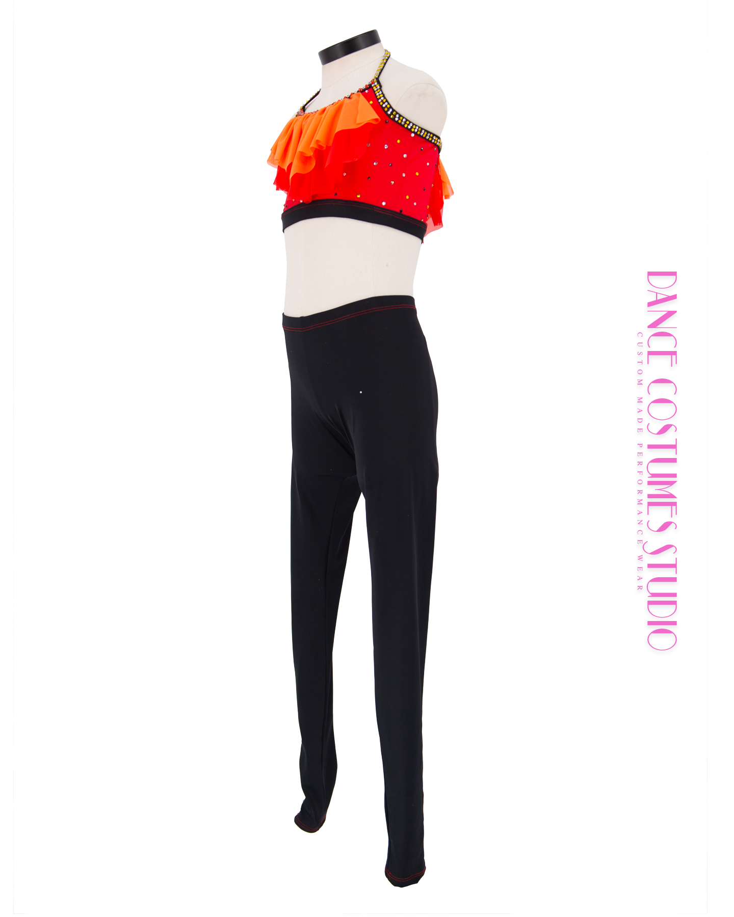 Fire Jazz Tap Dance Costume