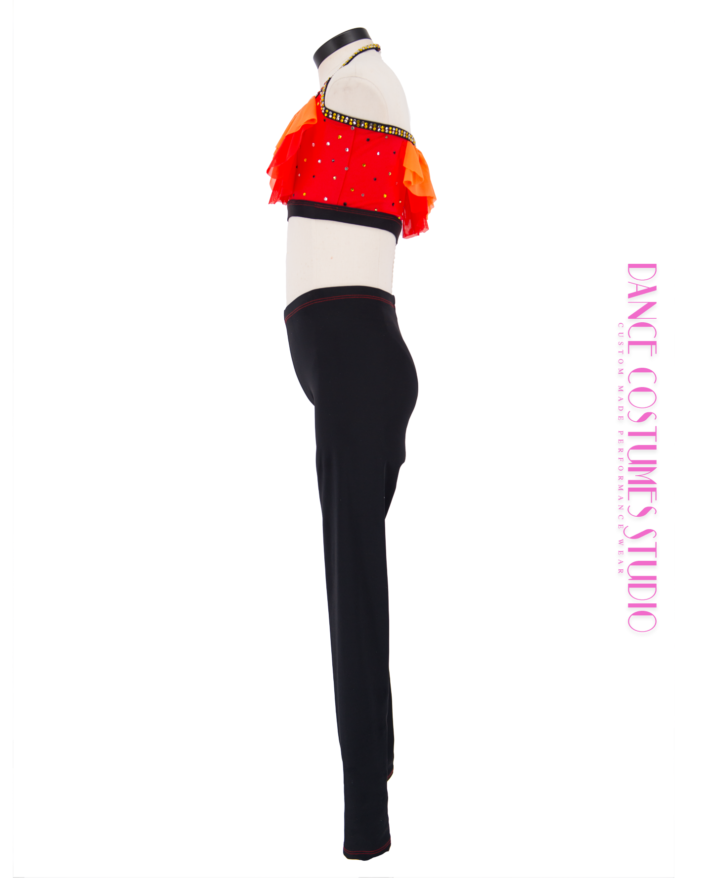 Fire Jazz Tap Dance Costume