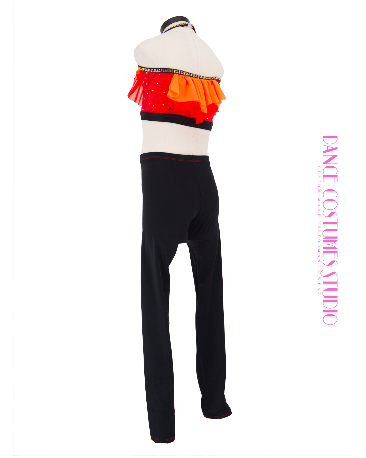 Fire Jazz Tap Dance Costume