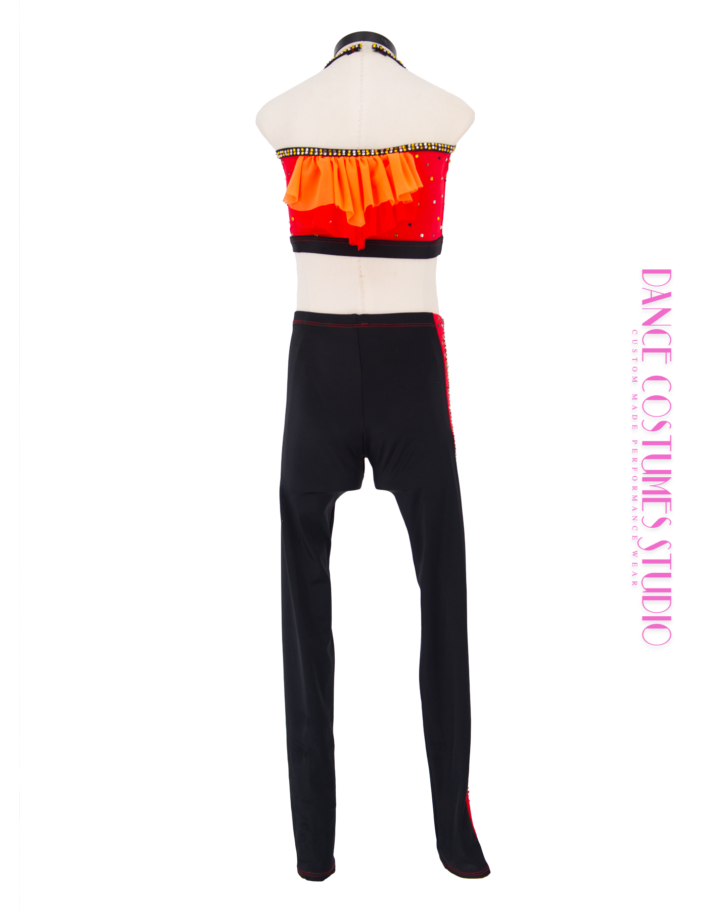Fire Jazz Tap Dance Costume