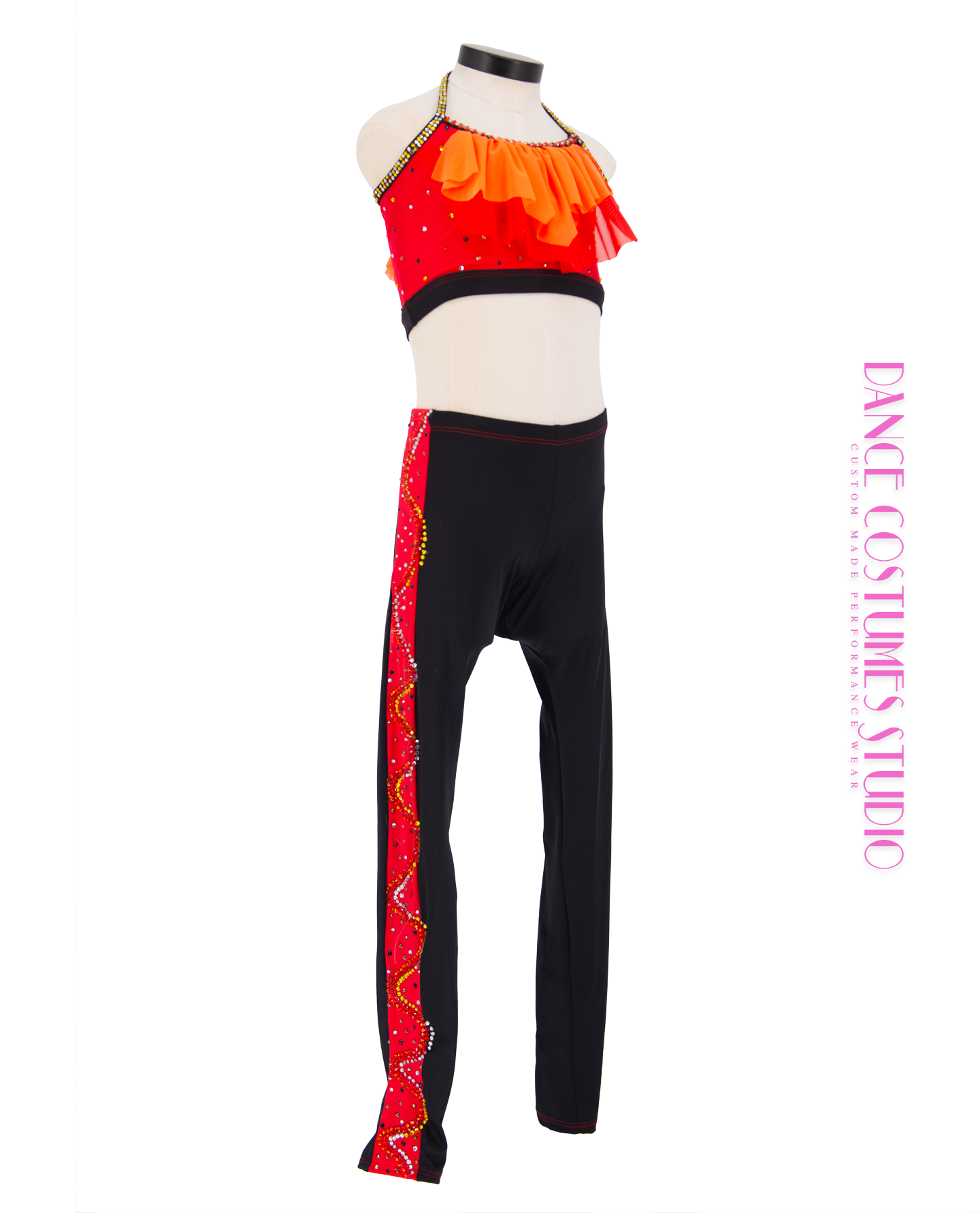 Fire Jazz Tap Dance Costume