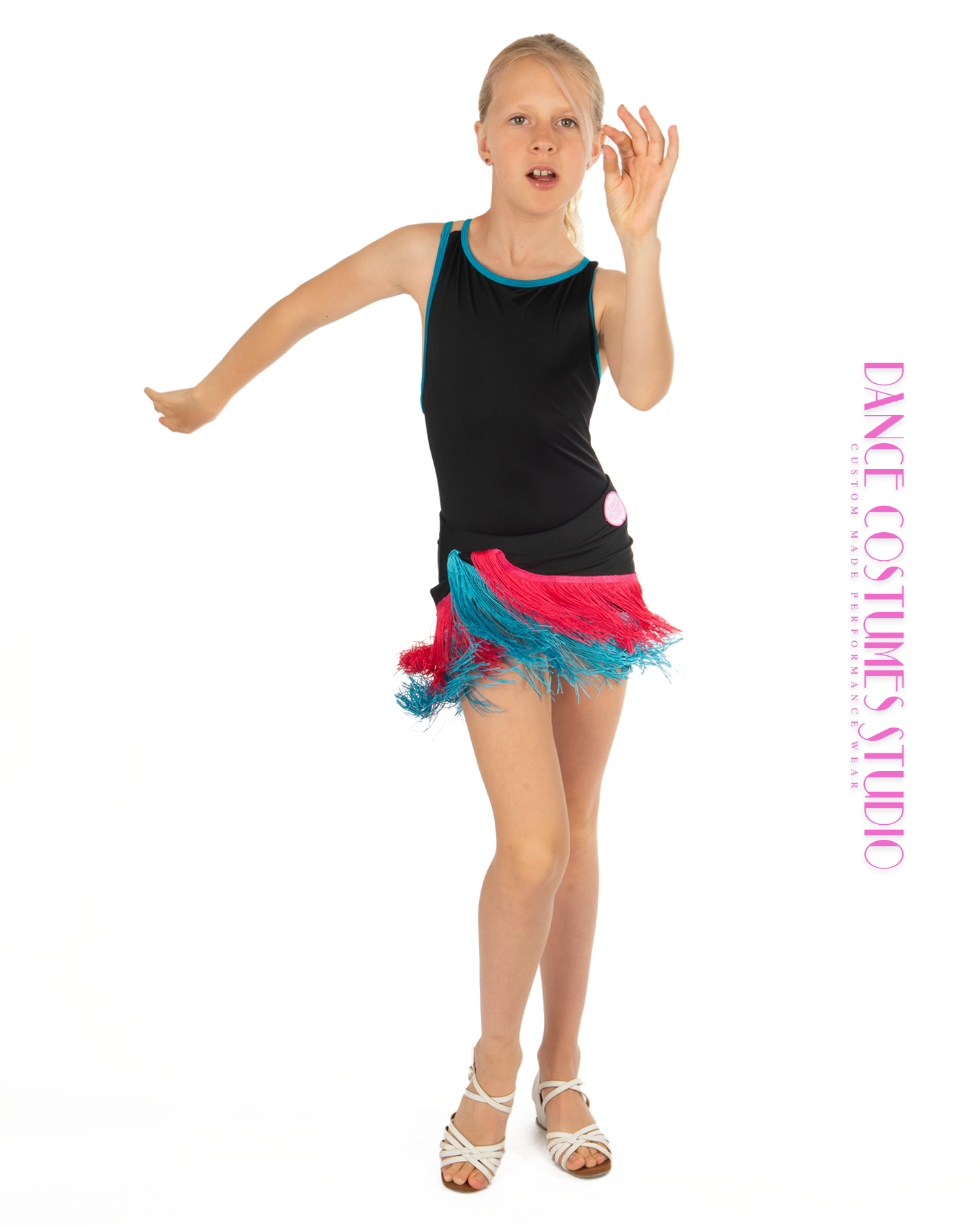 Kendall Fringed Draped Dance Skirt