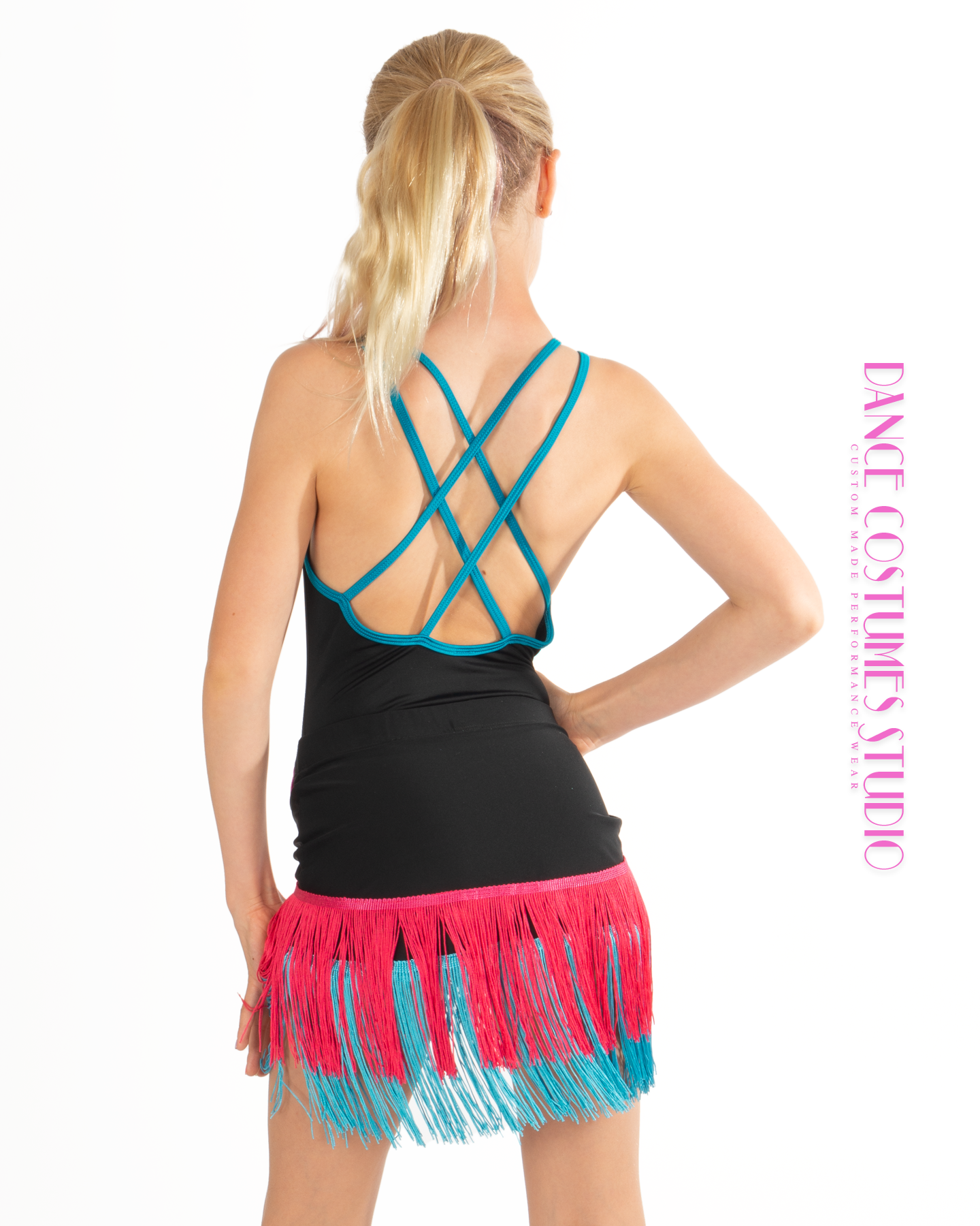 Kendall Fringed Draped Dance Skirt