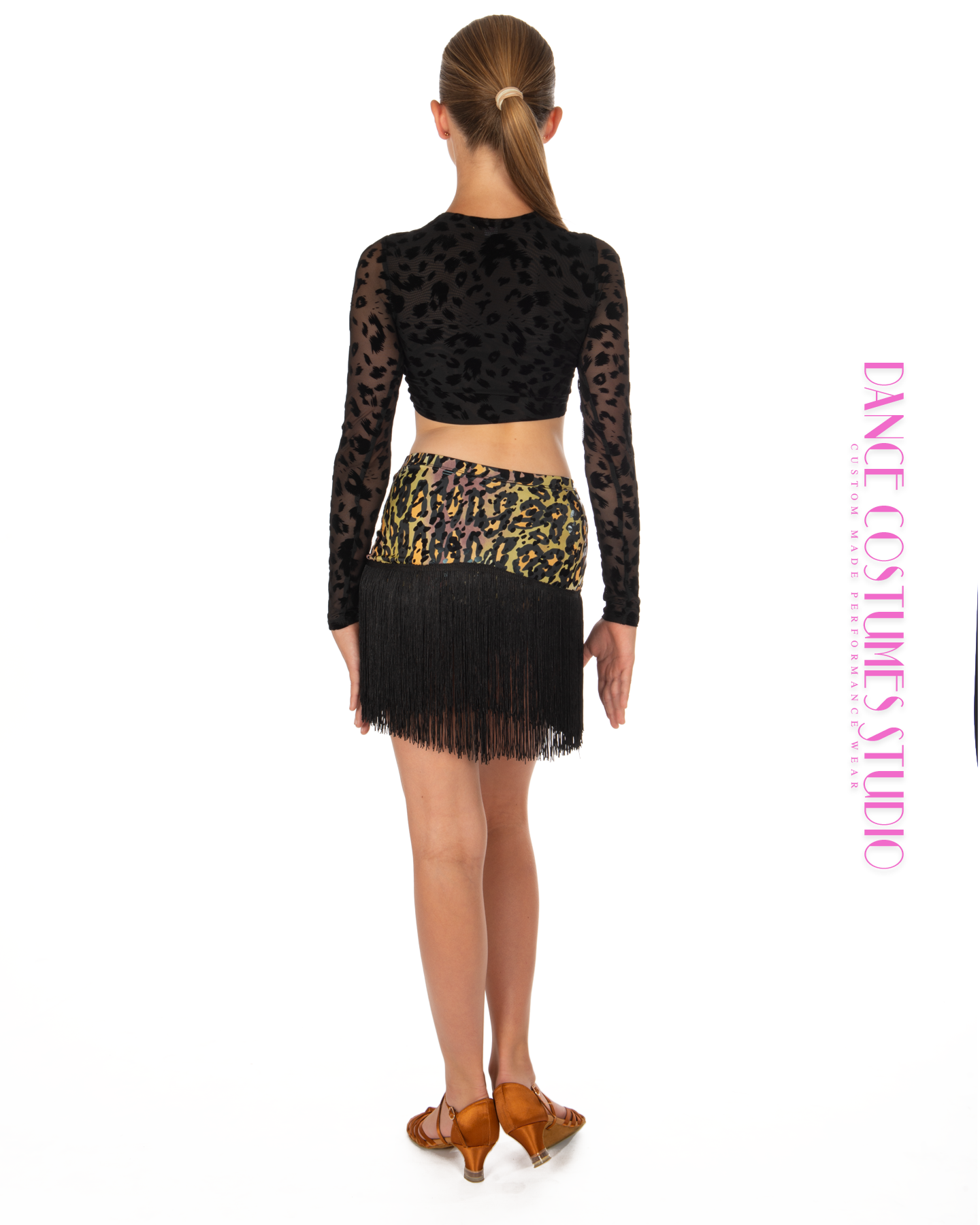 Yelena Mini Fringed Dance Skirt