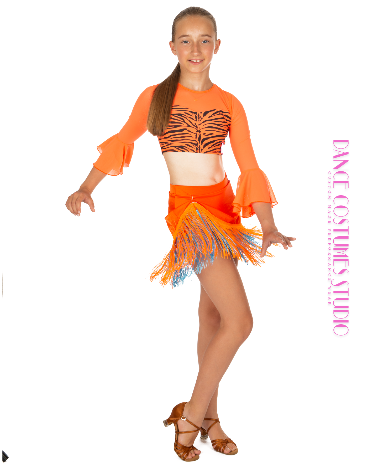 Kendall Fringed Draped Dance Skirt