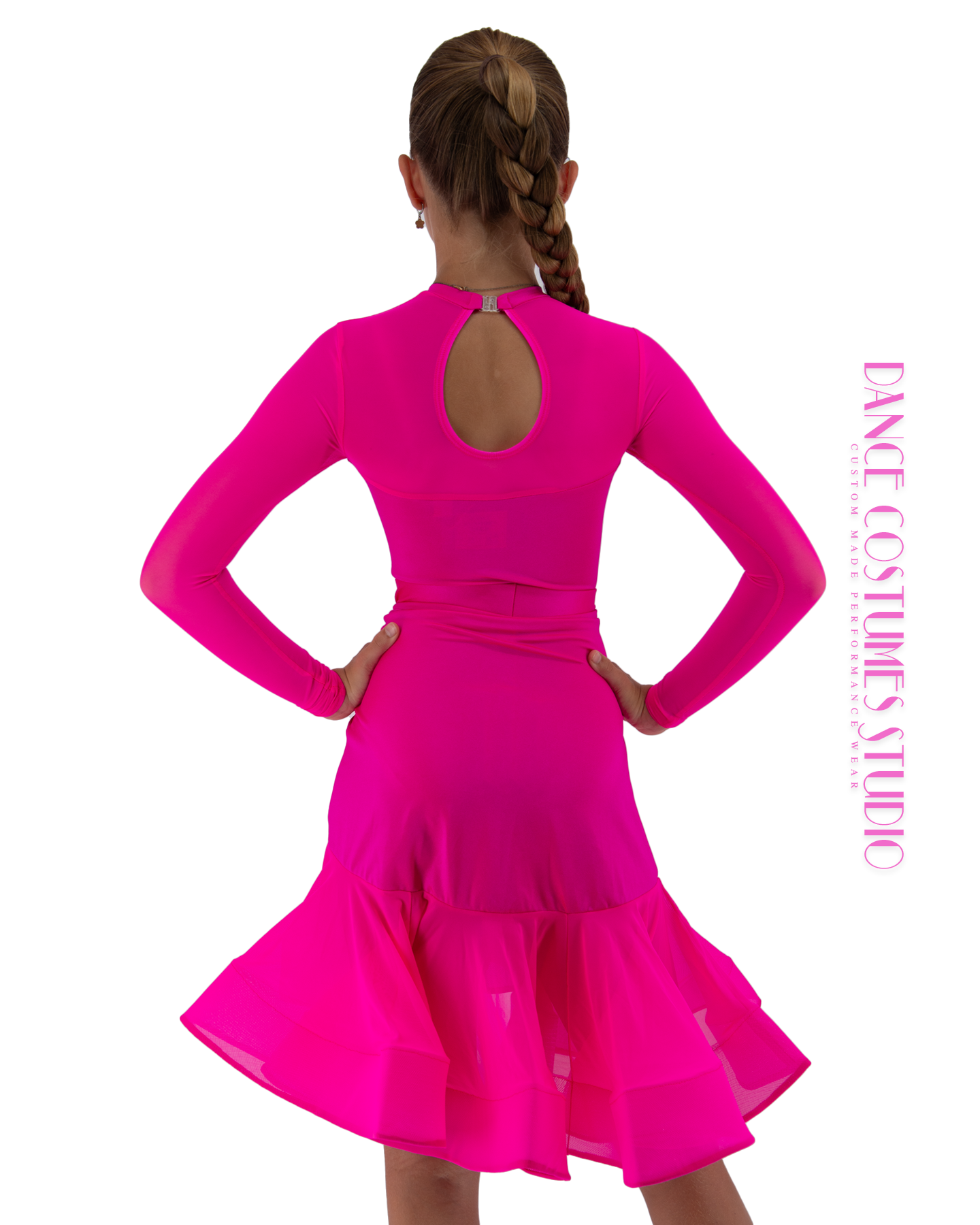 Acacia Dance Mesh Sleeves Leotard