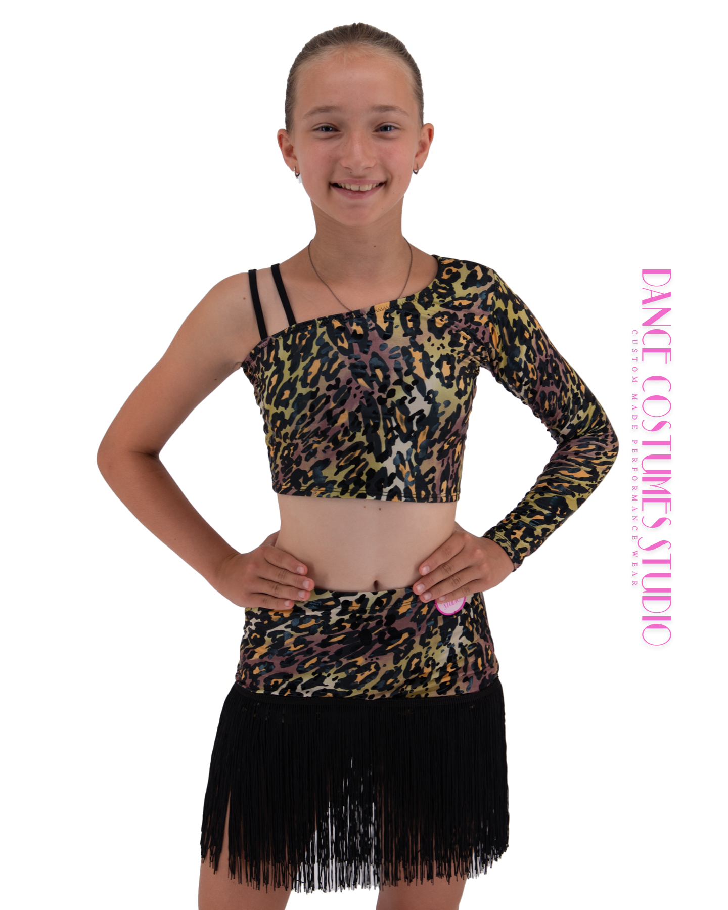 Yelena One Sleeve Dance Top