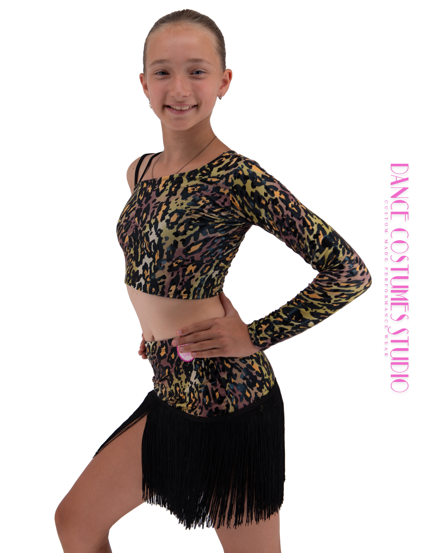 Yelena One Sleeve Dance Top