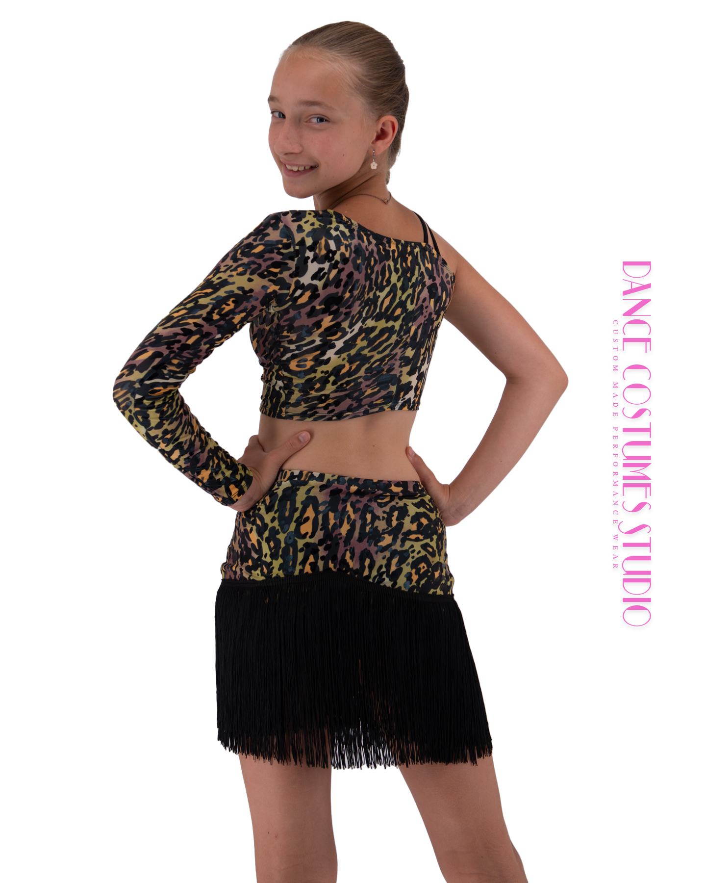 Yelena One Sleeve Dance Top