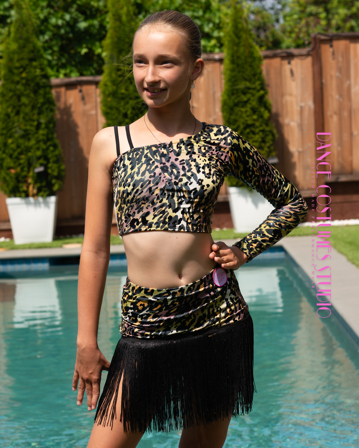 Yelena One Sleeve Dance Top