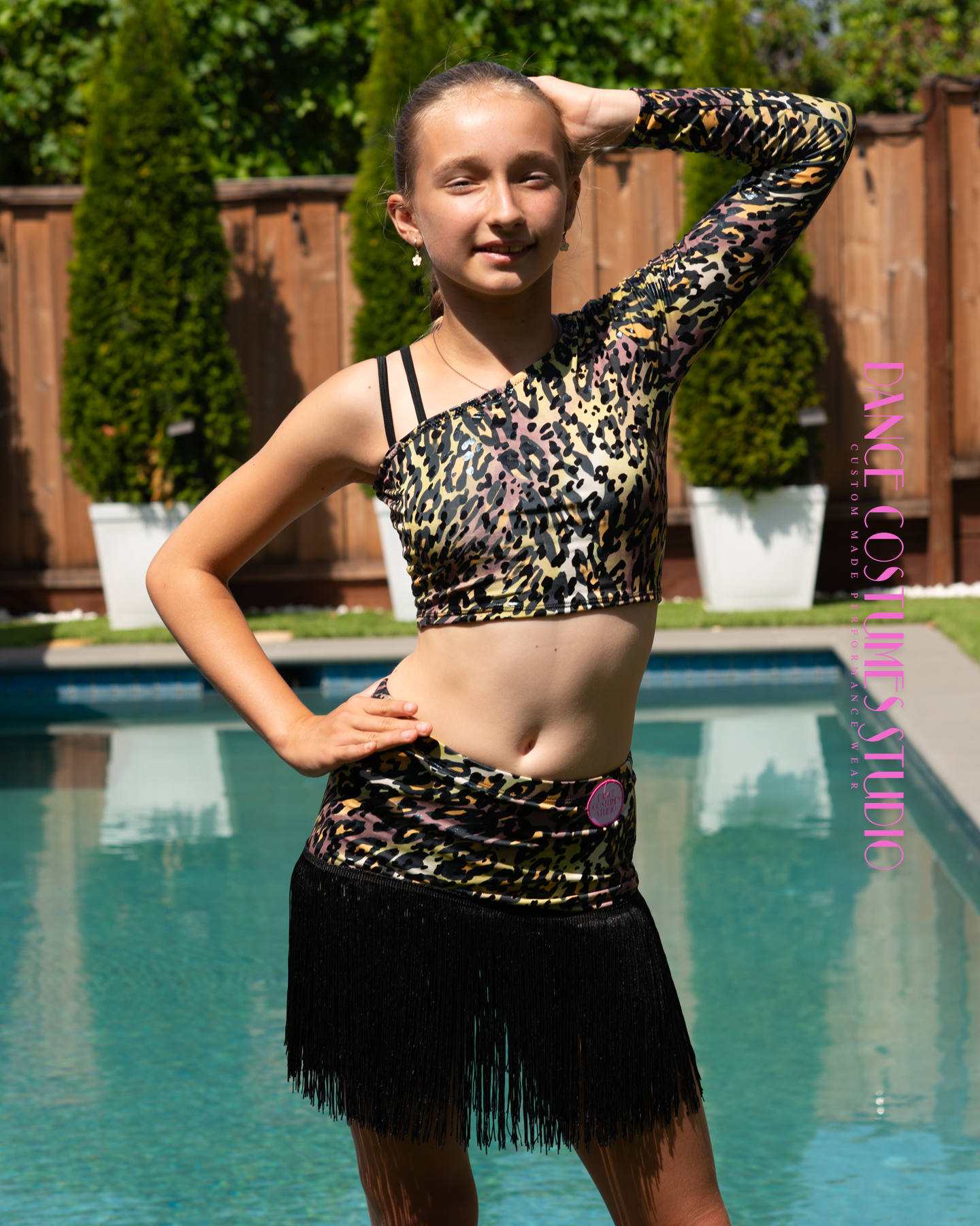Yelena One Sleeve Dance Top