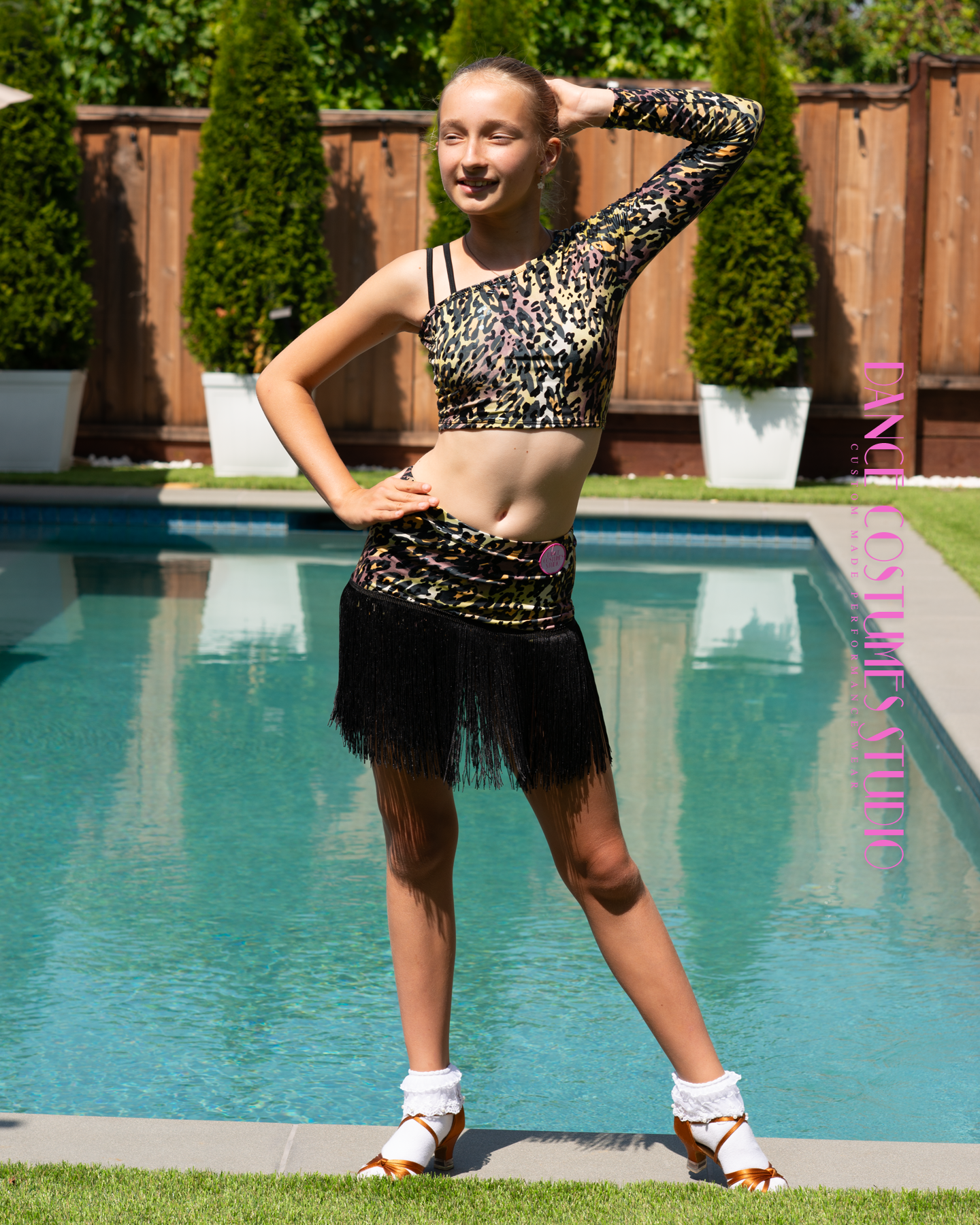 Yelena One Sleeve Dance Top