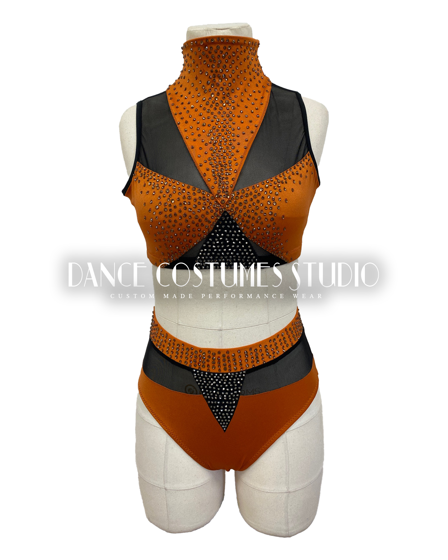 Custom dance costume two piece