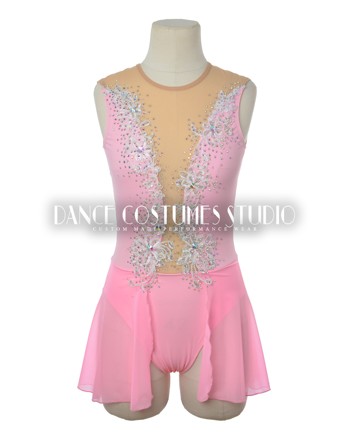 Pink lyrical costumes best sale