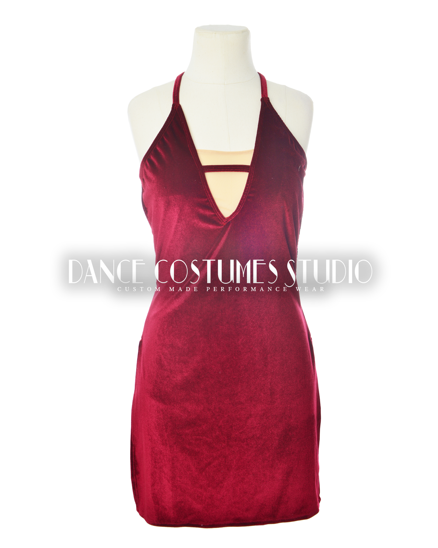 Red Velvet Jewel Dance Costume