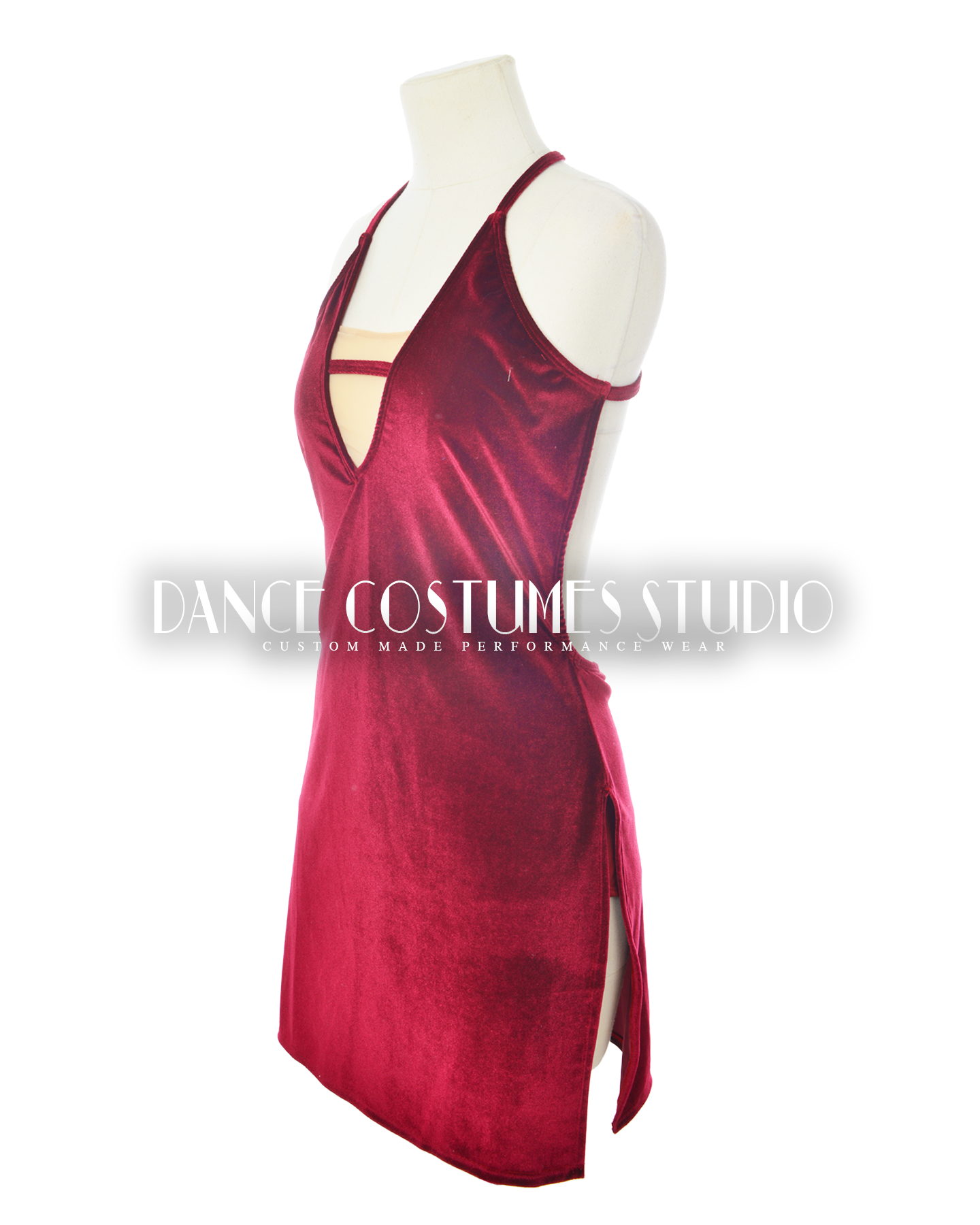 Red Velvet Jewel Dance Costume