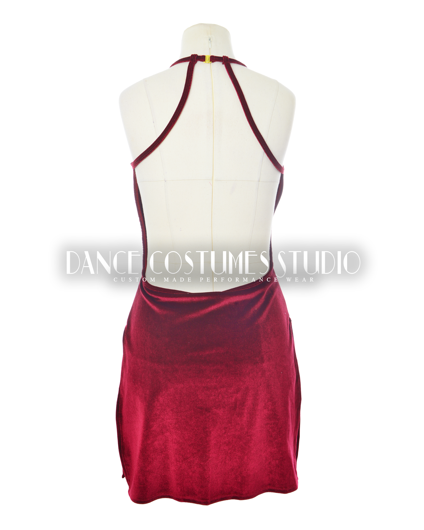 Red Velvet Jewel Dance Costume