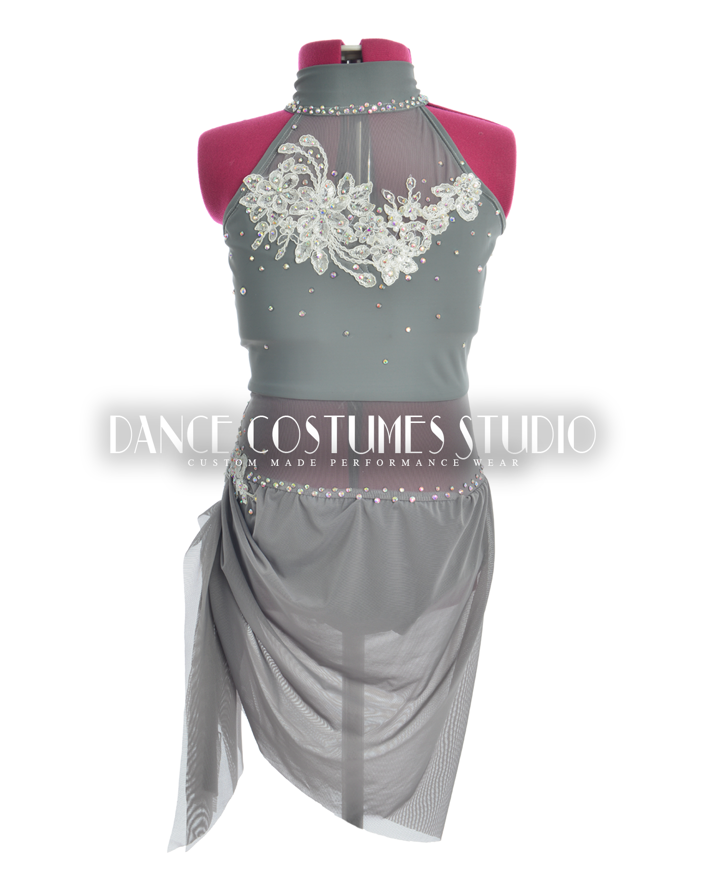 Grey dance costumes sale