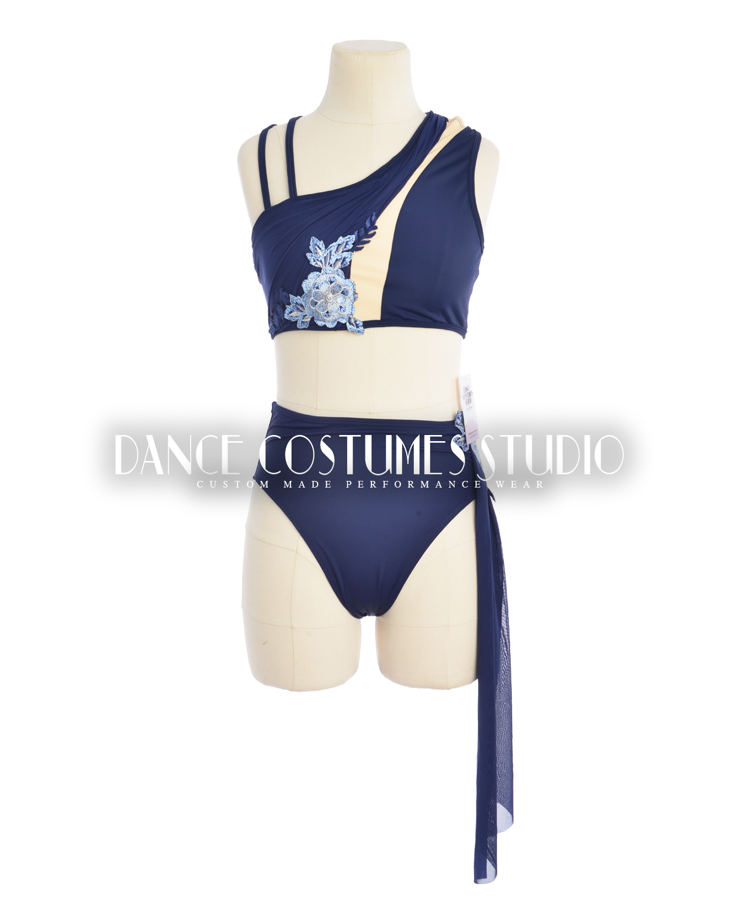 Navy blue dance costume hotsell