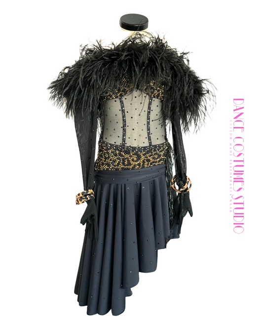 Olivia Jazz Latin Dance Costume