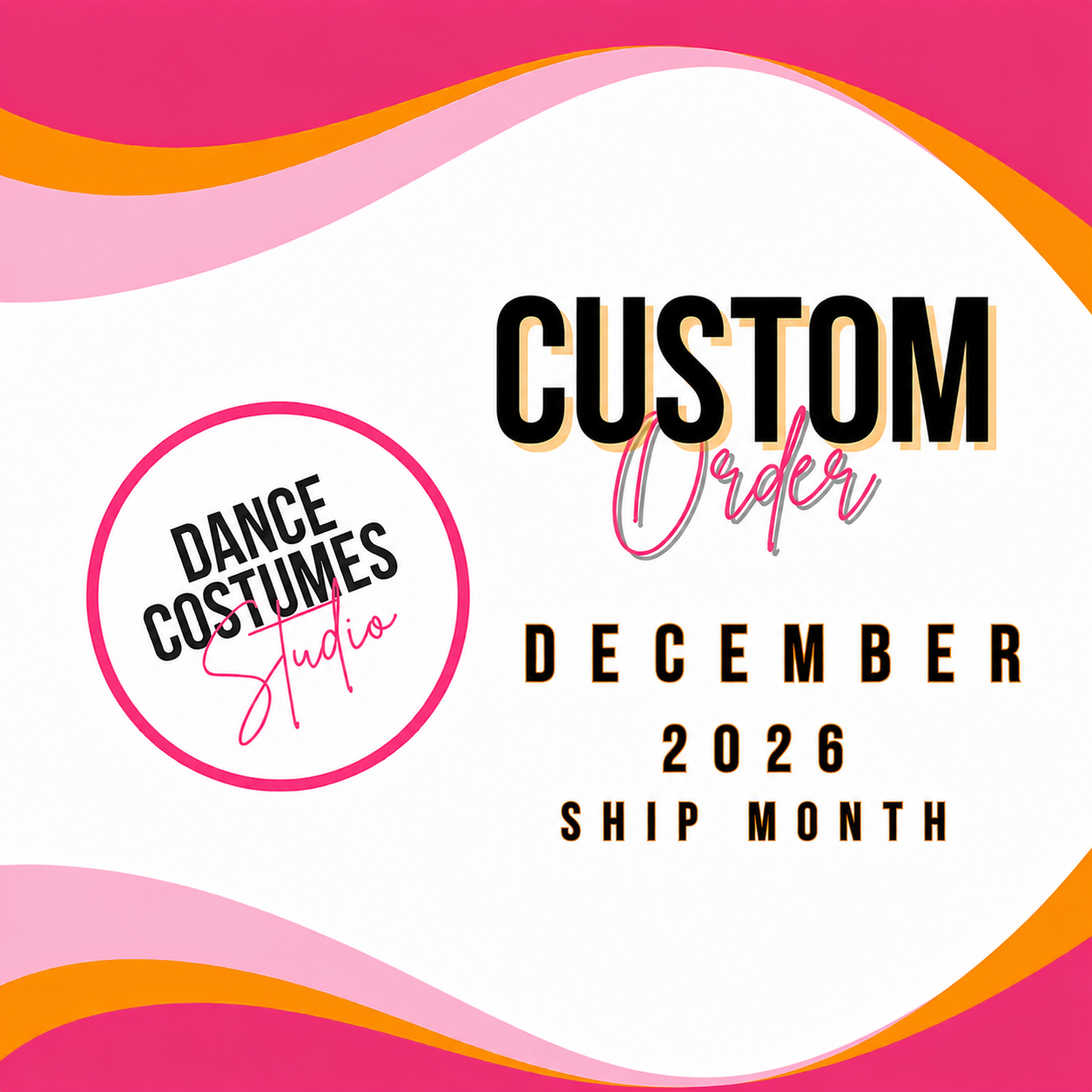 Custom Order Bookings