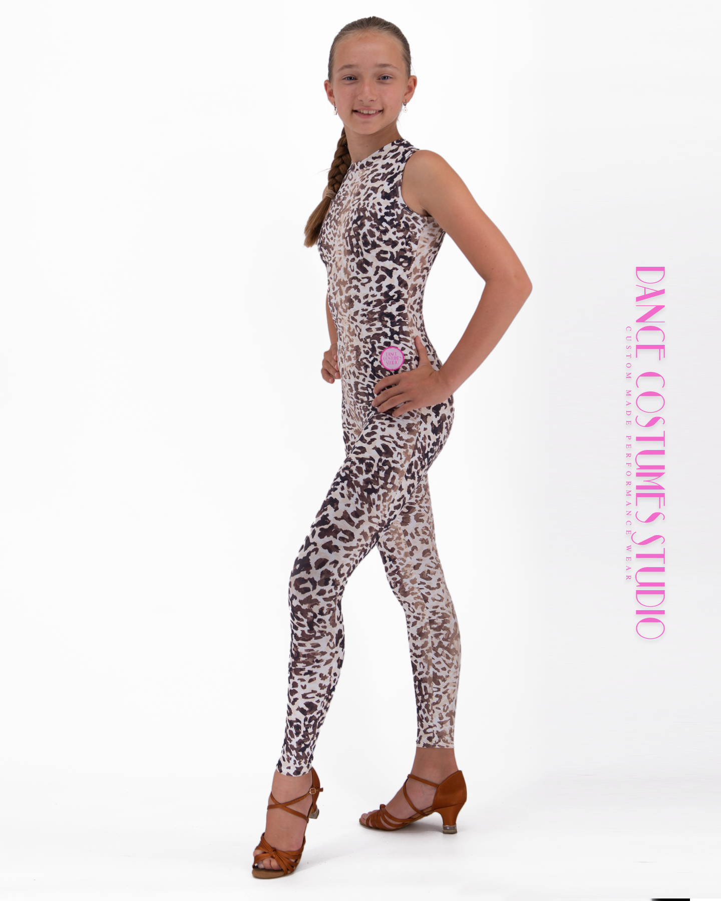 Eileen Cheetah Dance Unitard