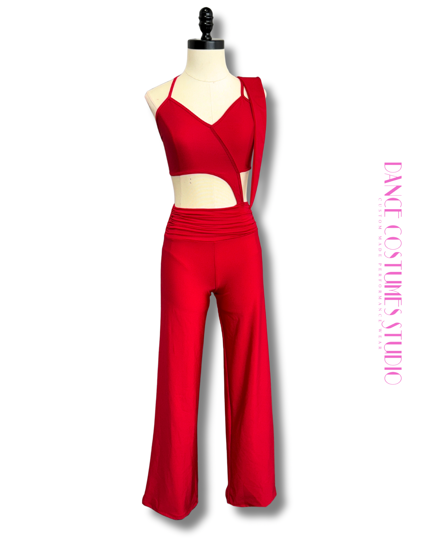 Veyona – Red Contemporary Pants Set