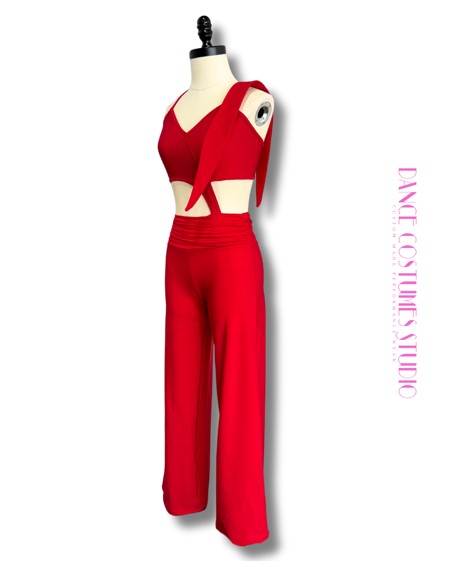 Veyona – Red Contemporary Pants Set