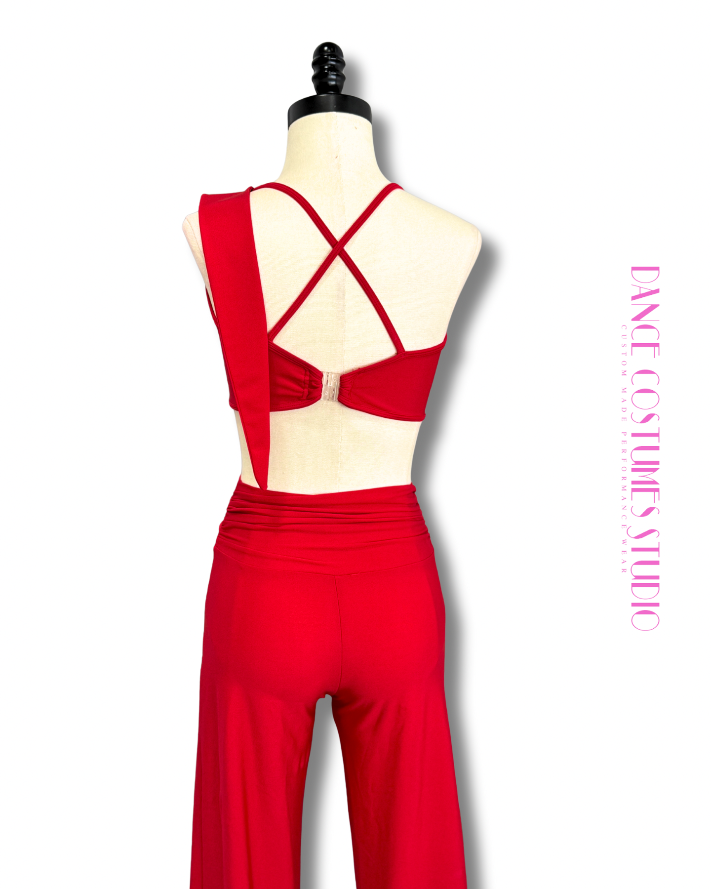 Veyona – Red Contemporary Pants Set