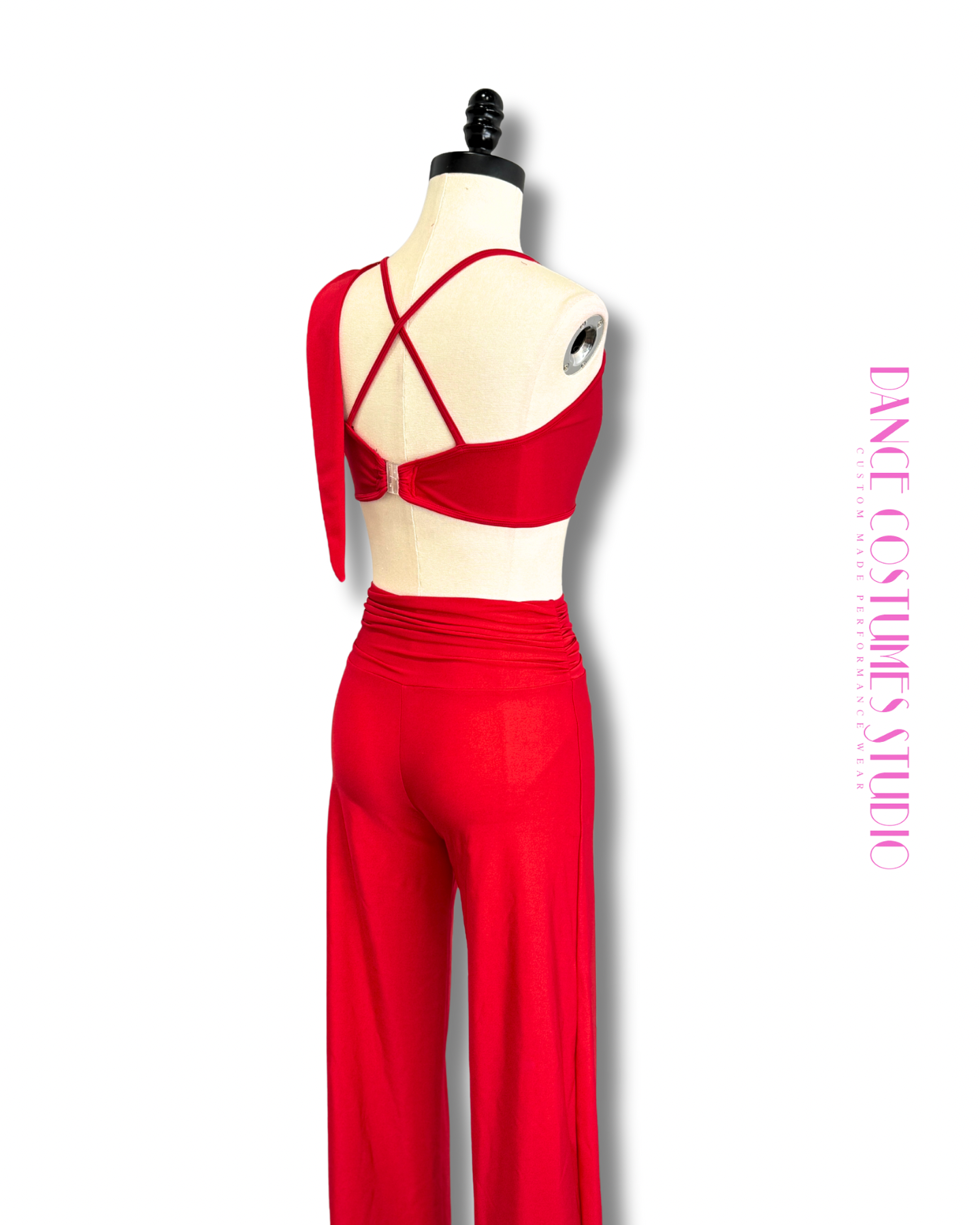 Veyona – Red Contemporary Pants Set