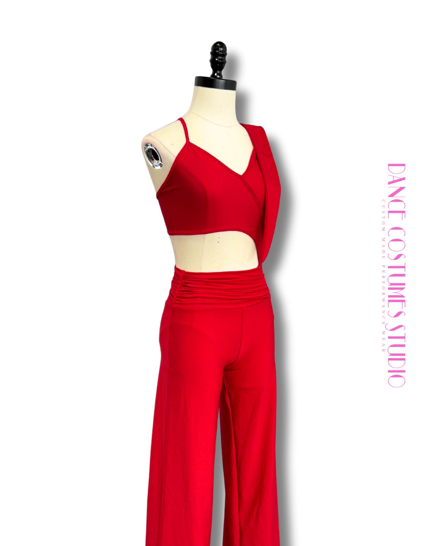 Veyona – Red Contemporary Pants Set