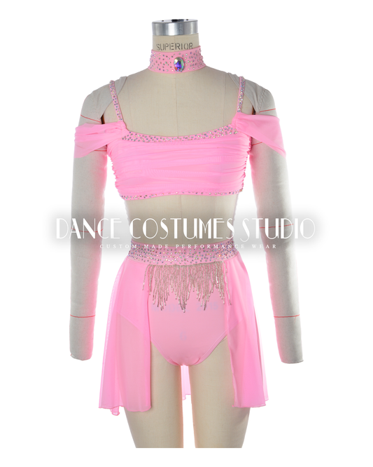 Lyrical dance costume two piece