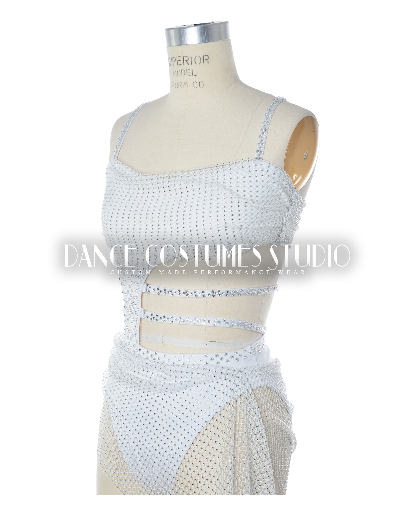 White Diamonds Lyrical Dance Costume