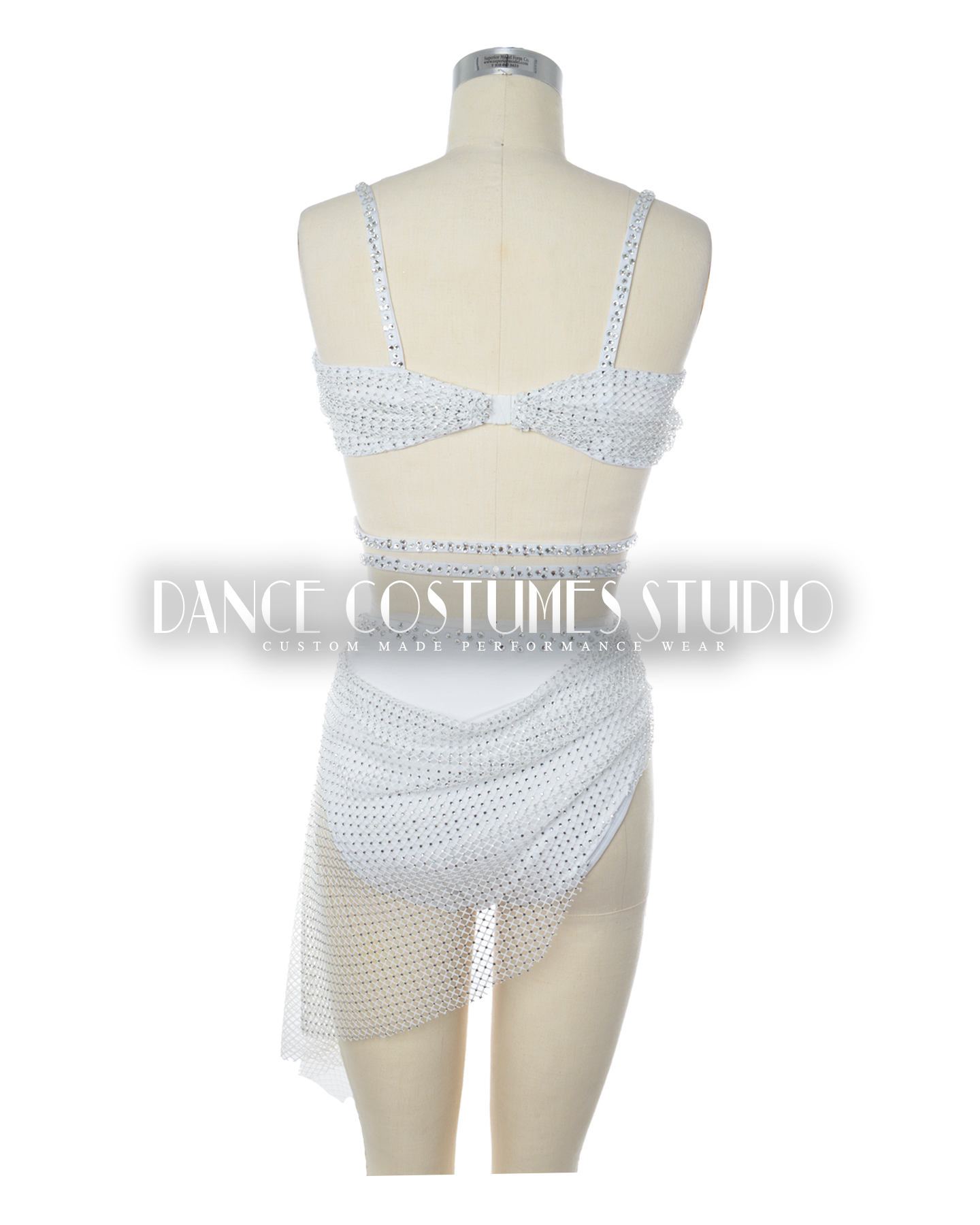 White Diamonds Lyrical Dance Costume