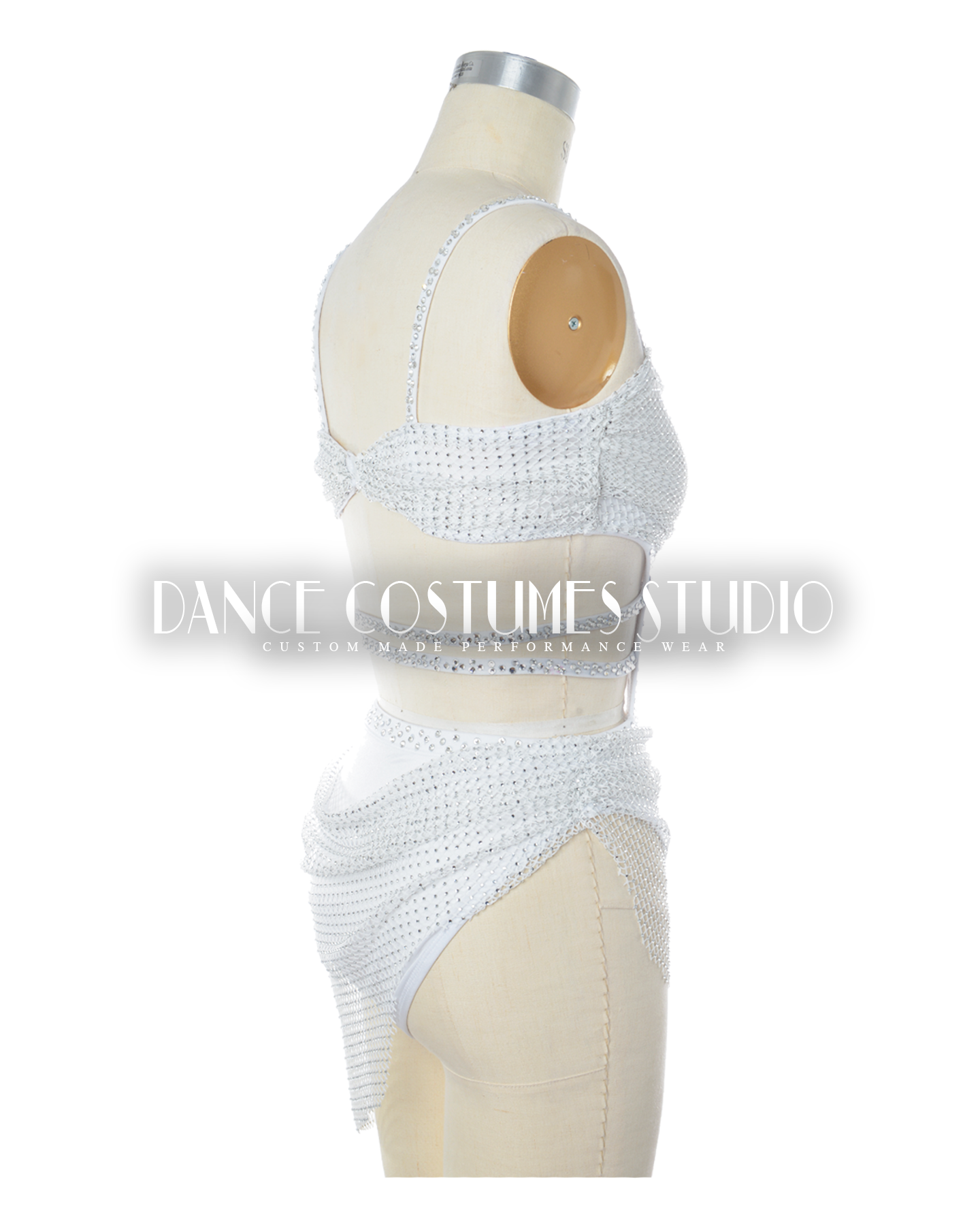 White Diamonds Lyrical Dance Costume