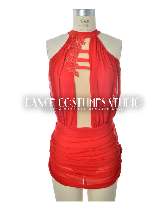 Red Passion Lyrical Dance Costume