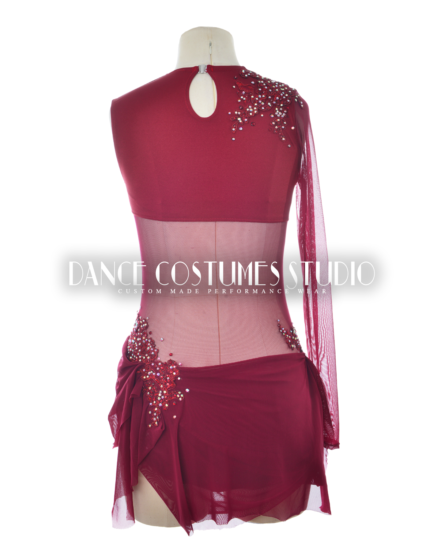Maroon dance costume hot sale